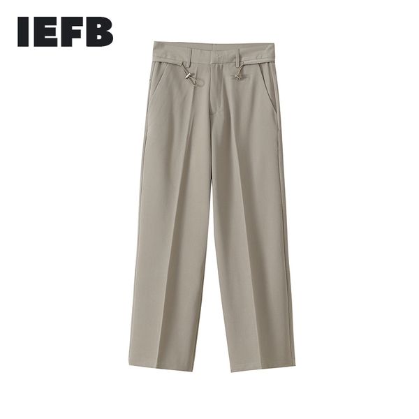 iefb men's suit pants men's korean trend hidden back elastic drawstring waist straight causal wide leg pants spring 9y5994 210524, Black
iefb men's suit pants men's korean trend hidden back elastic drawstring waist straight causal wide leg pants spring 9y5994 210524, Black