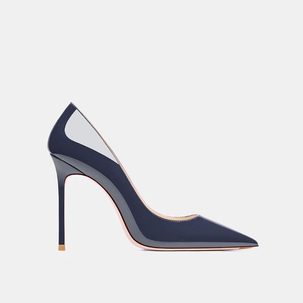 dress shoes genuine leather classics pumps high heel red shallow pointed toe women's party wedding, Black
dress shoes genuine leather classics pumps high heel red shallow pointed toe women's party wedding, Black