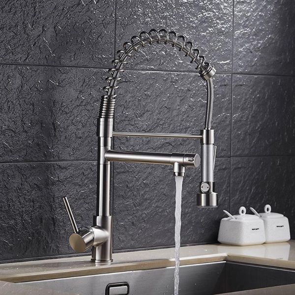 kitchen faucets home rotating copper spring leading universal and cold water pull-out spray mixing valve faucet
kitchen faucets home rotating copper spring leading universal and cold water pull-out spray mixing valve faucet