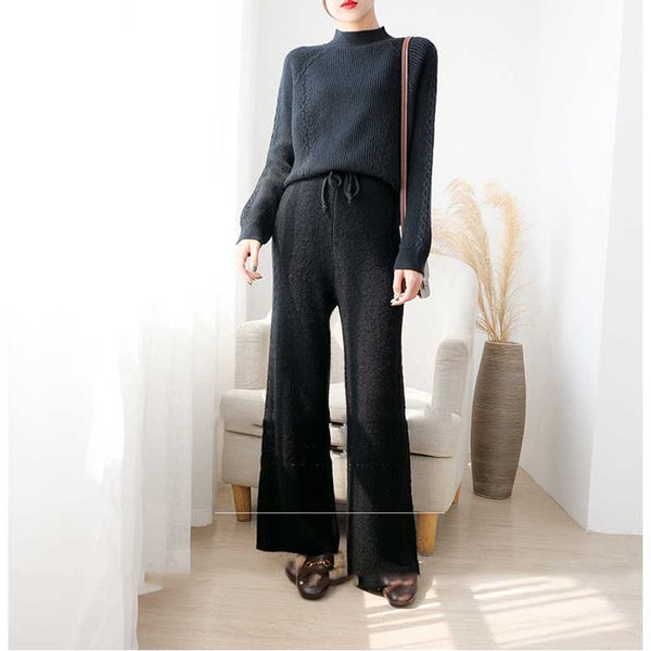 spring autumn turtleneck pullover+knitted pants winter wool oversized hooded long sleeve sport lady 210531, White
spring autumn turtleneck pullover+knitted pants winter wool oversized hooded long sleeve sport lady 210531, White
