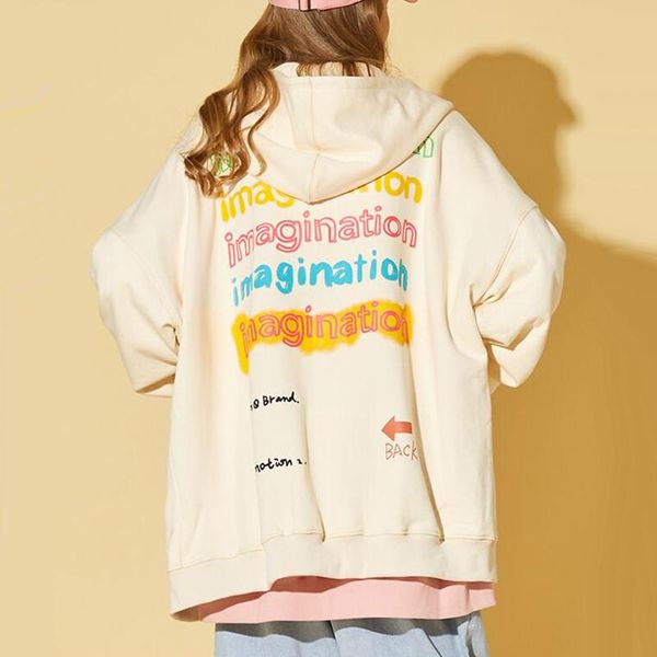 women's hoodies & sweatshirts color letter print black sweatshirt autumn women casual hooded long sleeve zip up oversized hoodie korean
women's hoodies & sweatshirts color letter print black sweatshirt autumn women casual hooded long sleeve zip up oversized hoodie korean