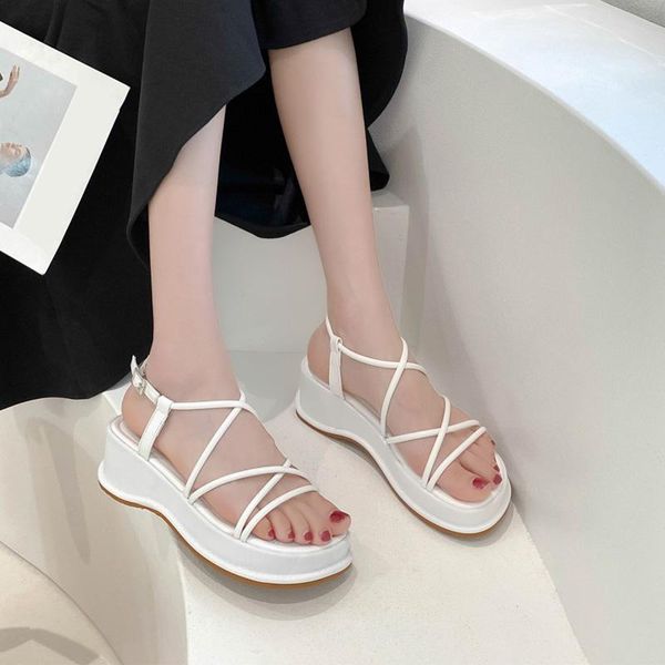 sandals rubber women high heels soft platform for woman 2021 wedge flip flops fashion summer lace up outdoor sandalias, Black
sandals rubber women high heels soft platform for woman 2021 wedge flip flops fashion summer lace up outdoor sandalias, Black