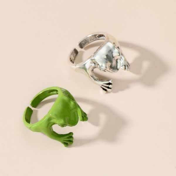 cluster rings women ring animal man cartoon fashion jewellery wedding couples cute silver color metal resizable frog trend anillos, Golden;silver
cluster rings women ring animal man cartoon fashion jewellery wedding couples cute silver color metal resizable frog trend anillos, Golden;silver