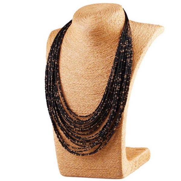fashion retro exaggerated personality bohemian female multi-color optional necklace beads wholesale pendant necklaces, Silver
fashion retro exaggerated personality bohemian female multi-color optional necklace beads wholesale pendant necklaces, Silver