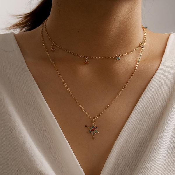 pendant necklaces phyanic trendy design star necklace for women 2 layered colorful crystal beads choker christmas party gift, Silver
pendant necklaces phyanic trendy design star necklace for women 2 layered colorful crystal beads choker christmas party gift, Silver