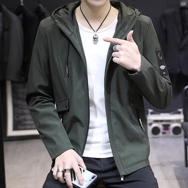 men's casual shirts printed autumn jacket hooded sports coat young large, White;black
men's casual shirts printed autumn jacket hooded sports coat young large, White;black