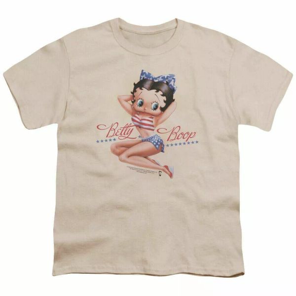 betty boop stars and stripes forever kids youth t shirt licensed toon tee cream, White;black
betty boop stars and stripes forever kids youth t shirt licensed toon tee cream, White;black