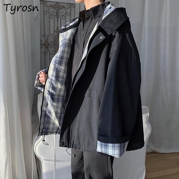 women's jackets cargo women patchwork harajuku oversize loose plaid hooded leisure basic couples females students high street, Black;brown
women's jackets cargo women patchwork harajuku oversize loose plaid hooded leisure basic couples females students high street, Black;brown