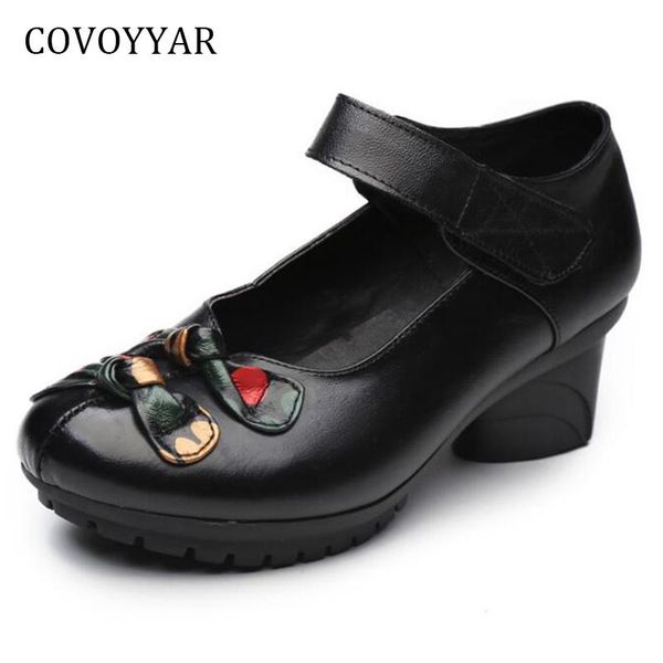 dress shoes covoyyar 2021 ethnic genuine leather women's high heels spring bow chunky heel lady pumps comfort hook loop black whh636
dress shoes covoyyar 2021 ethnic genuine leather women's high heels spring bow chunky heel lady pumps comfort hook loop black whh636
