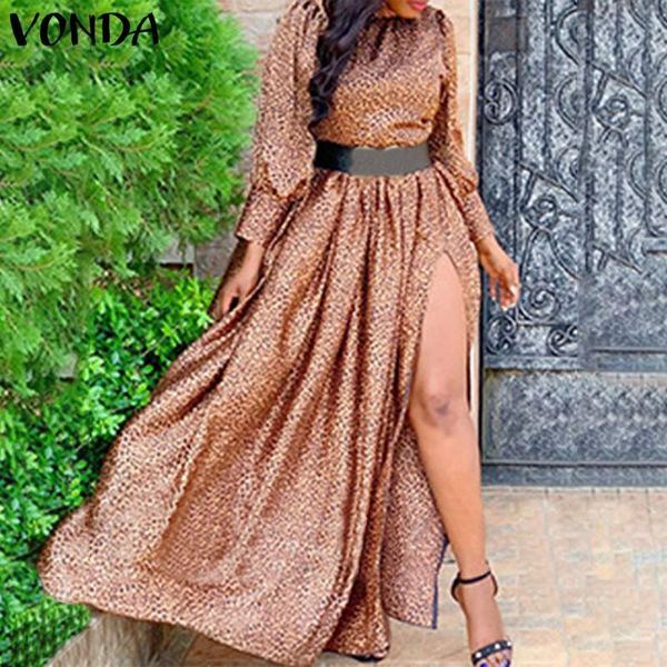 dresses women elegant maxi long leopard print evening party dress 2021 vonda beach holiday sundress plus size robe femme vestidos, Black;gray
dresses women elegant maxi long leopard print evening party dress 2021 vonda beach holiday sundress plus size robe femme vestidos, Black;gray
