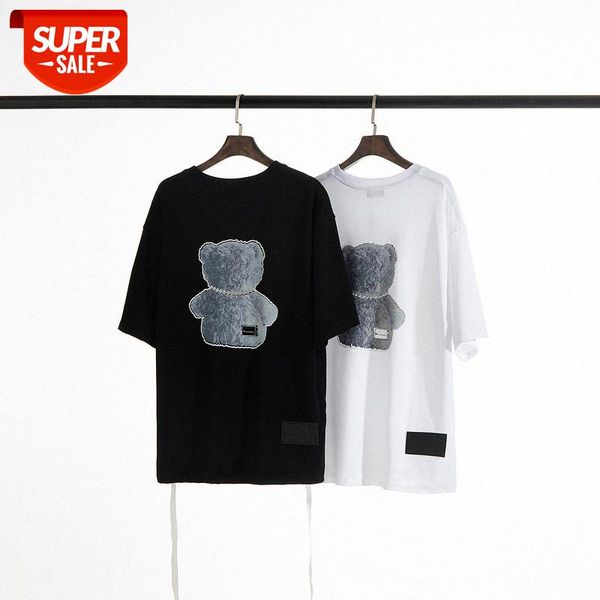 streetwear men high street double-sided 3m reflective streamer bear print all-match loose short-sleeved t-shirt #by6o, White;black
streetwear men high street double-sided 3m reflective streamer bear print all-match loose short-sleeved t-shirt #by6o, White;black