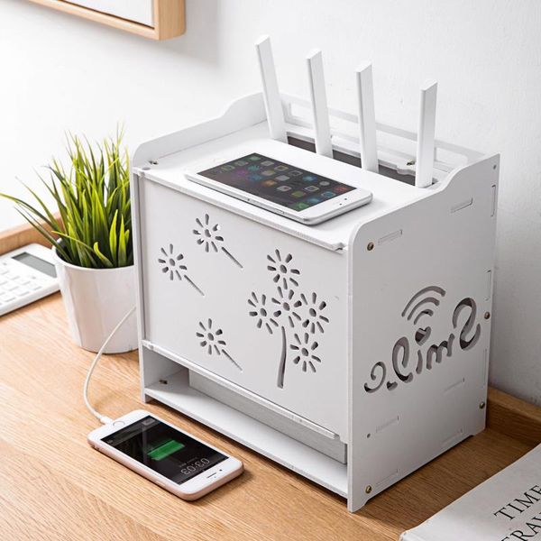 storage boxes & bins wifi router box socket wire deskset-finishing power line set rack
storage boxes & bins wifi router box socket wire deskset-finishing power line set rack
