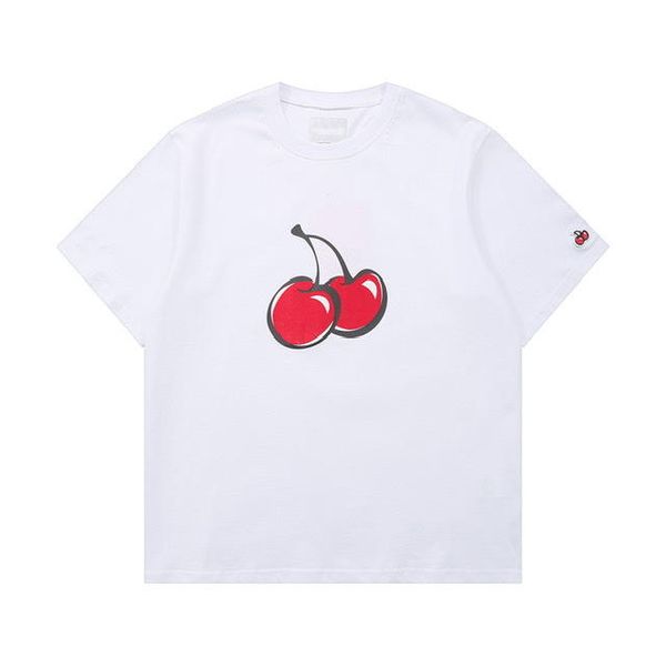 famous lady designer tee big cherry print fashion trend summer bottoming shirt four colors m, White;black
famous lady designer tee big cherry print fashion trend summer bottoming shirt four colors m, White;black