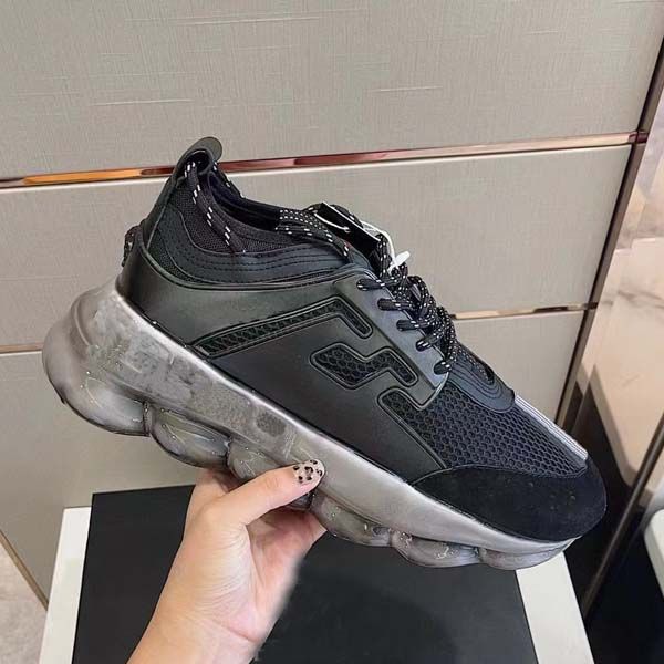 mens womens casual shoes fashion platform lace-up gel jelly transparent sole heightening sports sneakers size 35-45 with box, Black
mens womens casual shoes fashion platform lace-up gel jelly transparent sole heightening sports sneakers size 35-45 with box, Black