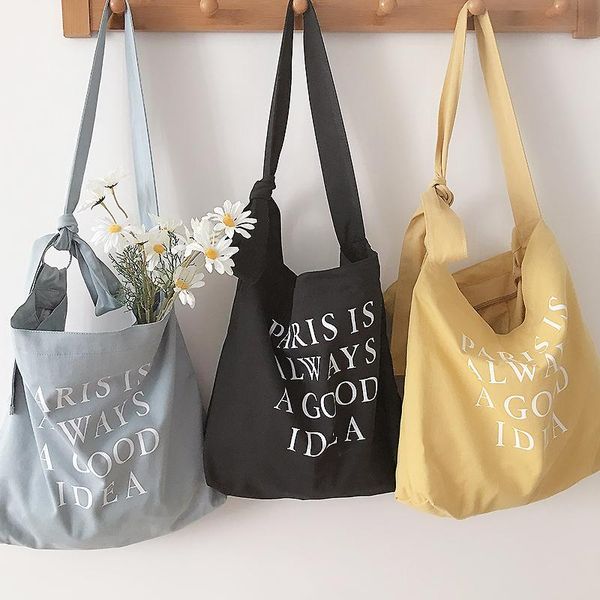 ladies canvas bag female simple english letter printing shoulder womenlarge-capacity crossbody student strap book bags
ladies canvas bag female simple english letter printing shoulder womenlarge-capacity crossbody student strap book bags