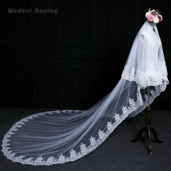 bridal veils elegant ivory 3 yard cathedral sequined lace wedding 2021 with metal comb church abiti da cerimonia sera, Black
bridal veils elegant ivory 3 yard cathedral sequined lace wedding 2021 with metal comb church abiti da cerimonia sera, Black
