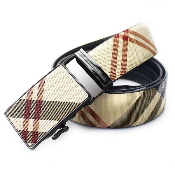 belts men and women automatic button printed plaid leisure belt luxury designer with english cloth leather sole, Black;brown
belts men and women automatic button printed plaid leisure belt luxury designer with english cloth leather sole, Black;brown