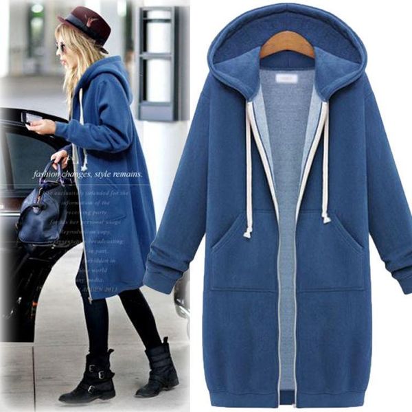 women's hoodies & sweatshirts women long autumn winter solid color casual loose hooded baggy pullover oversized sweatshirt hoodie dress, Black
women's hoodies & sweatshirts women long autumn winter solid color casual loose hooded baggy pullover oversized sweatshirt hoodie dress, Black