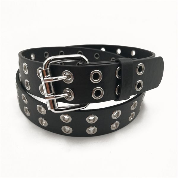 2021 low price wholesale women punk style fashion belt adjustable black double eyelet buttonhole leather waistbelt personality jeans belts r, Black;brown
2021 low price wholesale women punk style fashion belt adjustable black double eyelet buttonhole leather waistbelt personality jeans belts r, Black;brown