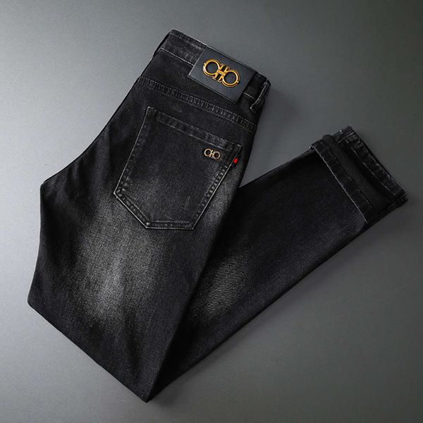 autumn men's jeans trousers cotton straight elastic italy ferraga brand busin pants classic style denim male, Blue
autumn men's jeans trousers cotton straight elastic italy ferraga brand busin pants classic style denim male, Blue