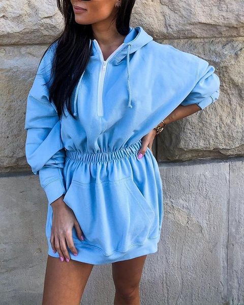 casual dresses solid color hooded sweatshirt dress women sports pencil street style autumn winter lady mini streetwear, Black;gray
casual dresses solid color hooded sweatshirt dress women sports pencil street style autumn winter lady mini streetwear, Black;gray