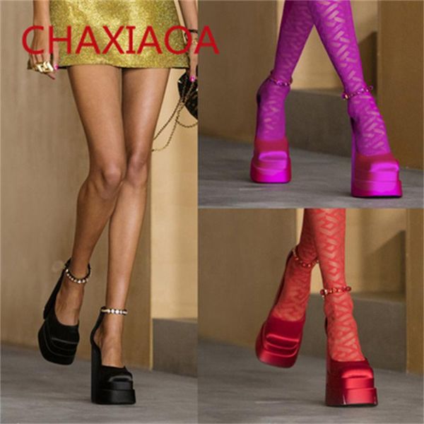 dress shoes chaxioa 2021 silk women platform pumps satin ankle strap mary janes ladies party wedding spring fashion female high heels, Black
dress shoes chaxioa 2021 silk women platform pumps satin ankle strap mary janes ladies party wedding spring fashion female high heels, Black