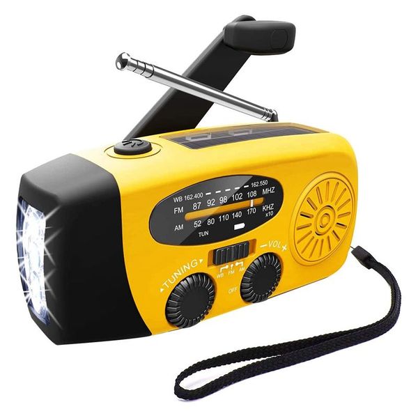 emergency hand crank self powered am/fm noaa solar weather radio with led power bank for smartphone
emergency hand crank self powered am/fm noaa solar weather radio with led power bank for smartphone
