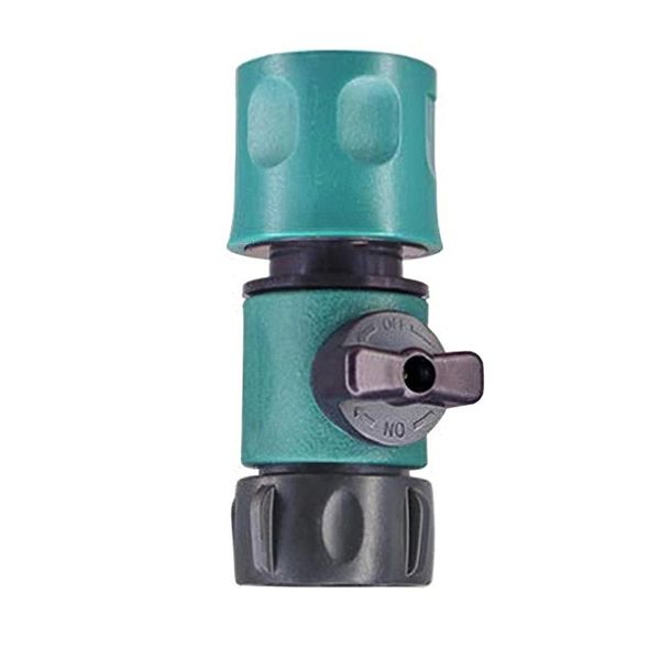 watering equipments plastic valve water gun flow control with quick connector independent on-off switch for gardening irrigation