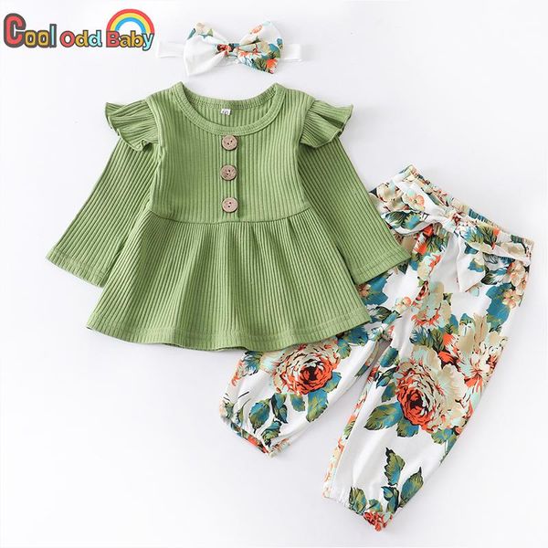 clothing sets 3pcs born baby girl clothes set fall toddler outfit cotton long sleeve green flowers pants headband infant suit, White
clothing sets 3pcs born baby girl clothes set fall toddler outfit cotton long sleeve green flowers pants headband infant suit, White