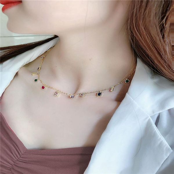 chokers aide 2021 trend summer fashion jewelry necklace for women on the neck crystal zircon pendant collares mujer copper collar gift, Golden;silver
chokers aide 2021 trend summer fashion jewelry necklace for women on the neck crystal zircon pendant collares mujer copper collar gift, Golden;silver