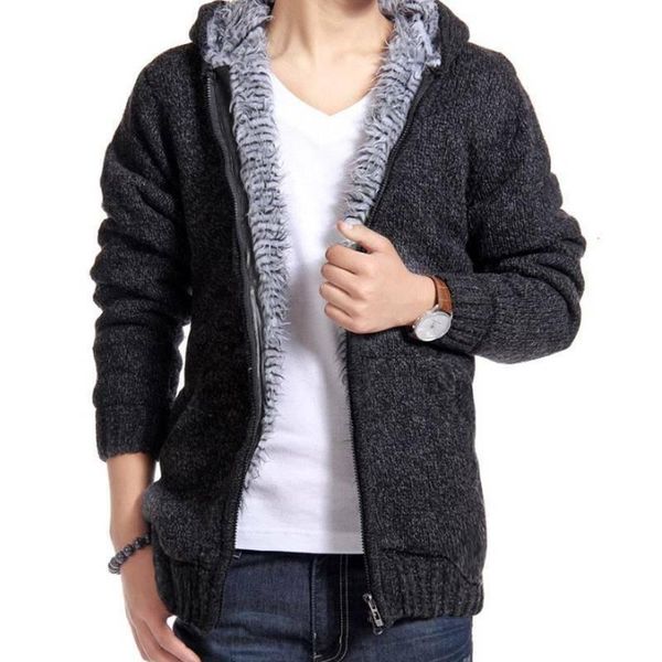men's jackets men knitted coat comfy winter outdoor warm hooded cardigan jumper jacket mens clothing sweater fashion trends, Black;brown
men's jackets men knitted coat comfy winter outdoor warm hooded cardigan jumper jacket mens clothing sweater fashion trends, Black;brown