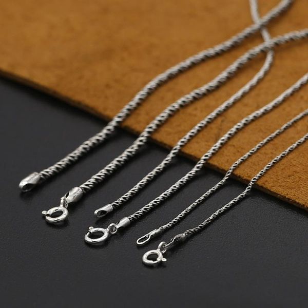 rope chain necklaces 925 silver 1mm 2mm 40cm to 60cm fashion original s925 thai women men necklace for jewelry chains
rope chain necklaces 925 silver 1mm 2mm 40cm to 60cm fashion original s925 thai women men necklace for jewelry chains