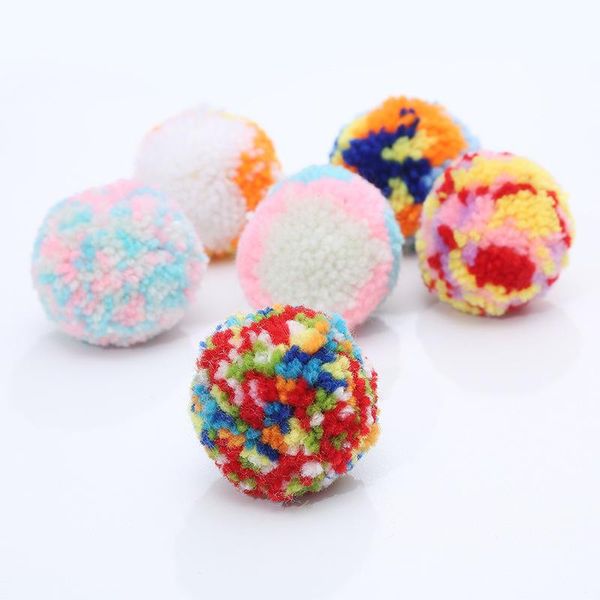 cat toys 1pc colorful handmade wool toy ball stretch plush soft cute funny interactive throwing pet supplies
cat toys 1pc colorful handmade wool toy ball stretch plush soft cute funny interactive throwing pet supplies