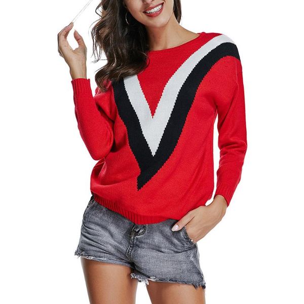 women's sweaters fashion design women stripe o-neck long sleeve knitting pullover knitwear blouse sweater casaco feminino 2021, White;black
women's sweaters fashion design women stripe o-neck long sleeve knitting pullover knitwear blouse sweater casaco feminino 2021, White;black