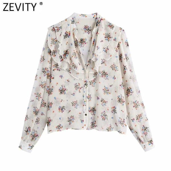 zevity women vintage v neck flower print casual smock blouse office lady cascading ruffle shirts chic chiffon blusas ls9020 210603, White
zevity women vintage v neck flower print casual smock blouse office lady cascading ruffle shirts chic chiffon blusas ls9020 210603, White