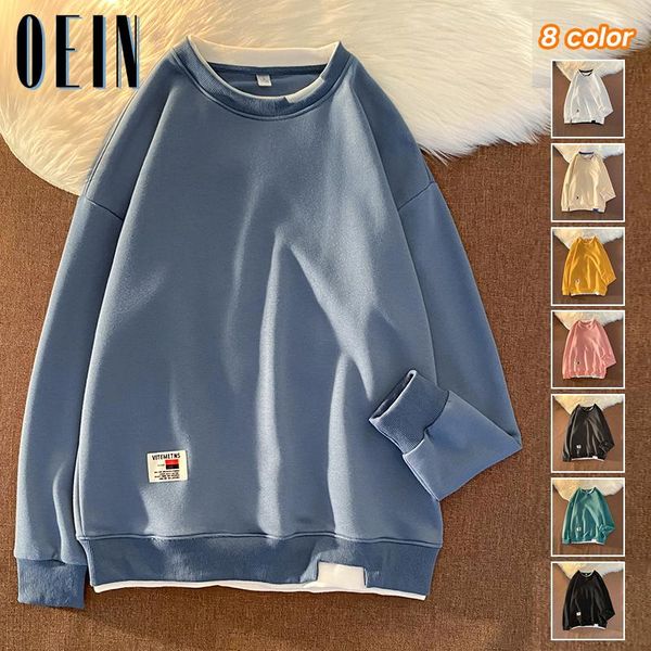 men's hoodies & sweatshirts oein 2021 fashion men round collar solid pink mens long sleeve trendy streetwear male casual pullovers, Black
men's hoodies & sweatshirts oein 2021 fashion men round collar solid pink mens long sleeve trendy streetwear male casual pullovers, Black