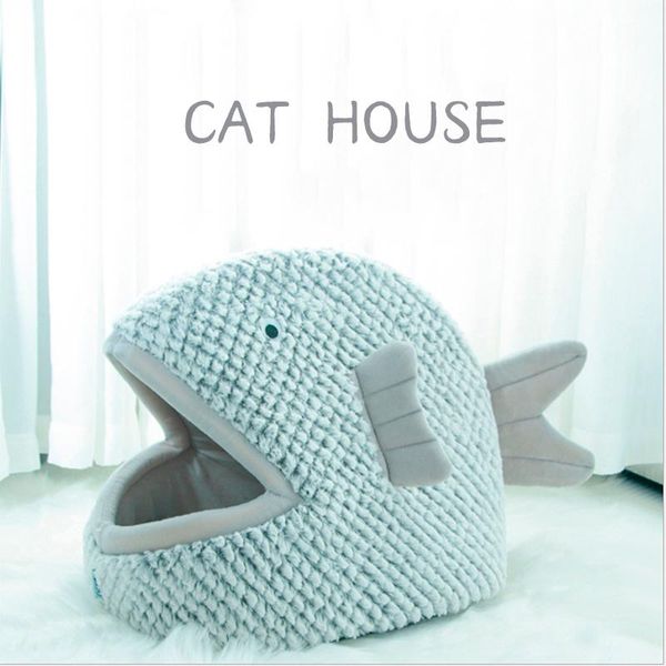 cat house pet soft bed fish shape basket cute katten tent small medium puppy sleeping kennel nest mat beds & furniture
cat house pet soft bed fish shape basket cute katten tent small medium puppy sleeping kennel nest mat beds & furniture