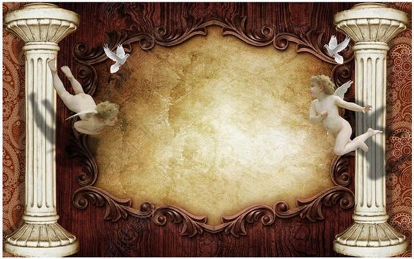 wallpapers custom po wallpaper 3d murals european roman column angel tv background wall papers for living room decor
wallpapers custom po wallpaper 3d murals european roman column angel tv background wall papers for living room decor
