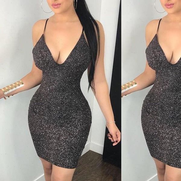 spaghetti bodycon mini summer womens dress v neck sequined shinny evening party club slim hollow out back, Black;gray
spaghetti bodycon mini summer womens dress v neck sequined shinny evening party club slim hollow out back, Black;gray