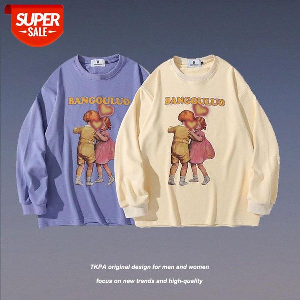 t shirt loose long-sleeved men's autumn and winter korean round neck bottoming with a couple sweater men women #xj5j, White;black
t shirt loose long-sleeved men's autumn and winter korean round neck bottoming with a couple sweater men women #xj5j, White;black