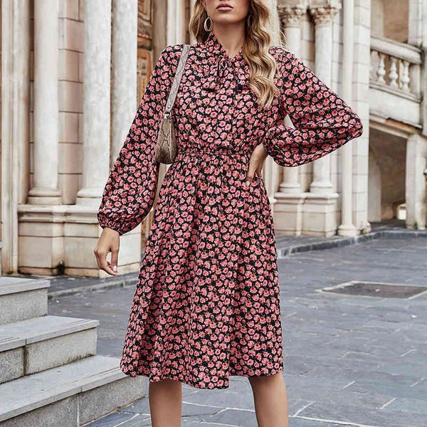 casual dresses floral autumn winter bow mini basic print long sleeve female vestidos q9zu, Black;gray
casual dresses floral autumn winter bow mini basic print long sleeve female vestidos q9zu, Black;gray