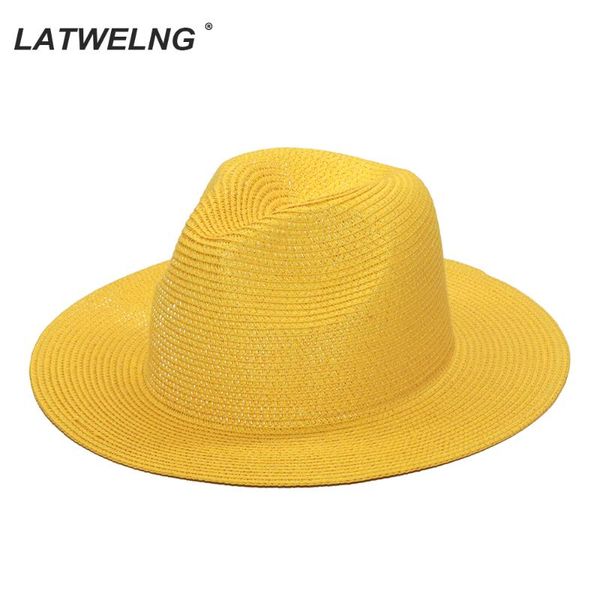 wide brim hats wholesale panama sun hat for women men summer jazz caps solid straw casual white beach uv protective shade, Blue;gray
wide brim hats wholesale panama sun hat for women men summer jazz caps solid straw casual white beach uv protective shade, Blue;gray