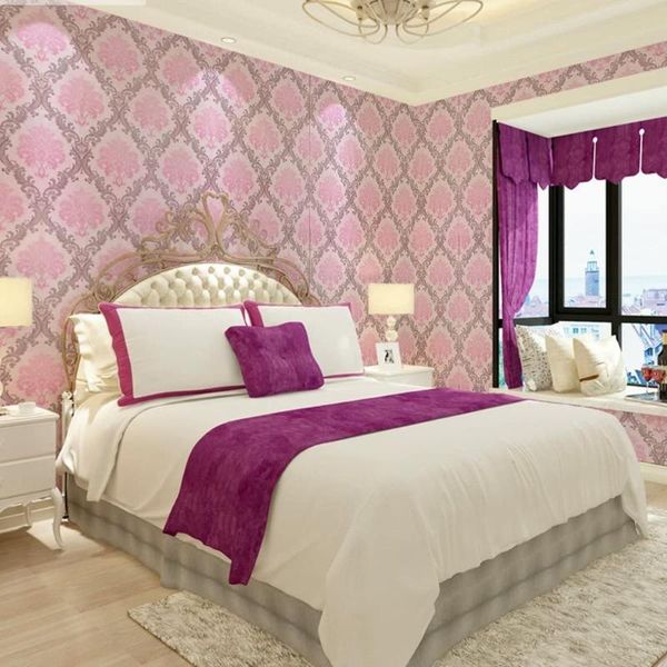 european style 3d victorian damask wallpaper for bedroom walls contact paper metallic white pink gold self adhesive wallpapers
european style 3d victorian damask wallpaper for bedroom walls contact paper metallic white pink gold self adhesive wallpapers