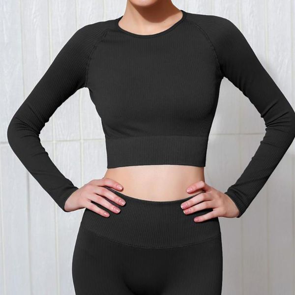 yoga outfit seamless sport fitness workout sportswear women push up long sleeve gym running shirts female vest crop
yoga outfit seamless sport fitness workout sportswear women push up long sleeve gym running shirts female vest crop