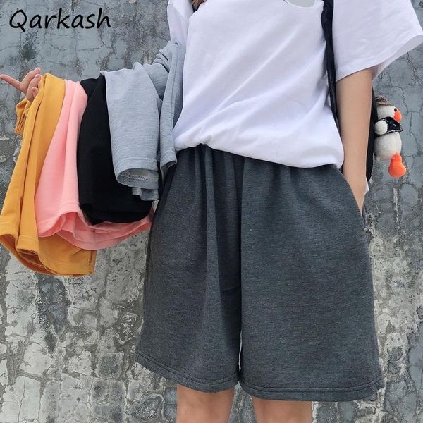 women's shorts women knee-length loose candy color female all-match retro couples leisure workout elastic waist high street lazy, White;black
women's shorts women knee-length loose candy color female all-match retro couples leisure workout elastic waist high street lazy, White;black