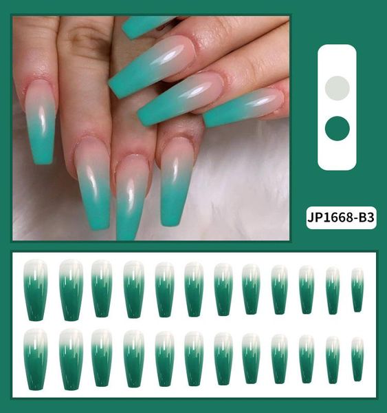 nail gel 24pcs turquoise gradients wear long paragraph fashion manicure patch false nails save time wearable, Red;pink
nail gel 24pcs turquoise gradients wear long paragraph fashion manicure patch false nails save time wearable, Red;pink
