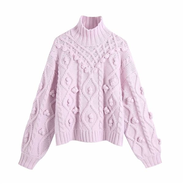 sweet women ball decoration sweater fashion ladies pink applique knitted streetwear female elegant turtleneck pullover 210427, White;black
sweet women ball decoration sweater fashion ladies pink applique knitted streetwear female elegant turtleneck pullover 210427, White;black