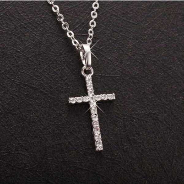 pendant necklaces fashion simple cross necklace gold silver color crystal jesus for men women couple jewelry gift wholesale
pendant necklaces fashion simple cross necklace gold silver color crystal jesus for men women couple jewelry gift wholesale