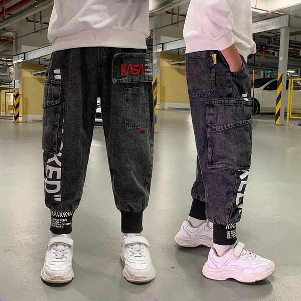 child clothes boys jeans toddler kids jeans for baby boys splice denim elastic waist pants letter embroidery teen boy jean black, White
child clothes boys jeans toddler kids jeans for baby boys splice denim elastic waist pants letter embroidery teen boy jean black, White