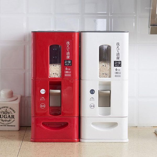 storage bottles & jars moisture-proof metering rice bucket grain dispenser cereal container multi-function sealed boxes kitchen box
storage bottles & jars moisture-proof metering rice bucket grain dispenser cereal container multi-function sealed boxes kitchen box